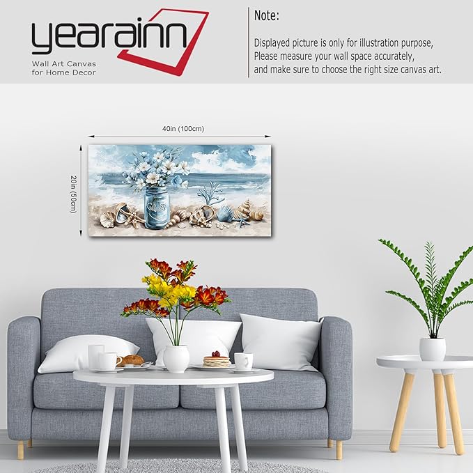 yearainn Coastal Canvas Wall Art - Image 7