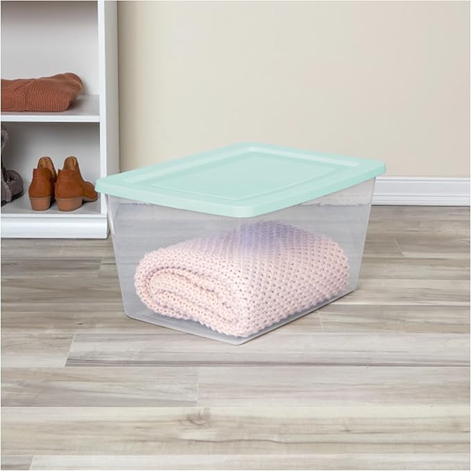 Sterilite 8 Pack Storage Boxes, Lightweight Home Organizers - Image 6