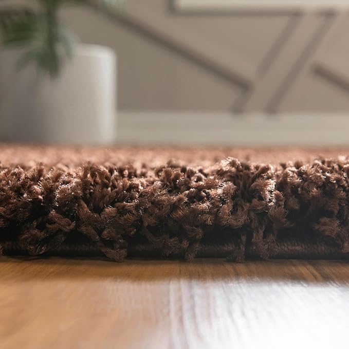 Unique Loom Solid Shag Collection Area Rug - Image 11