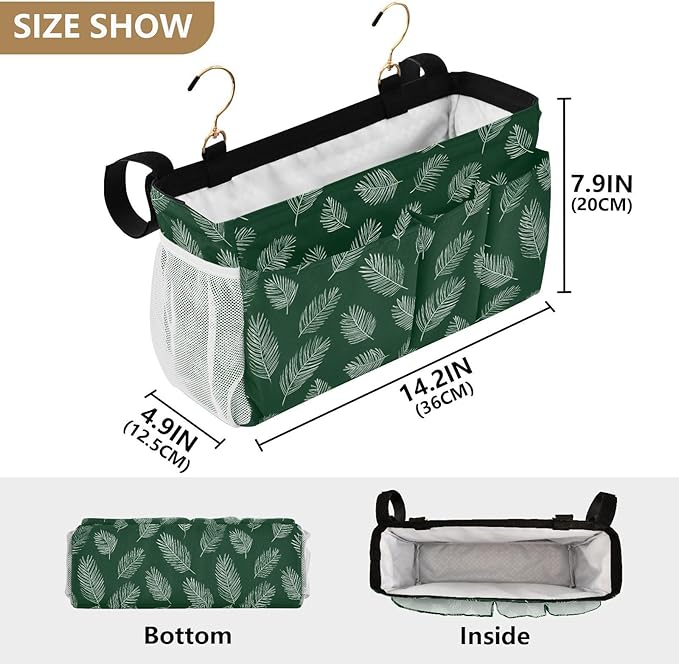 Bedside Caddy Hanging Bunk Bed Caddy Bed Organizer Hanging Pocket - Image 4