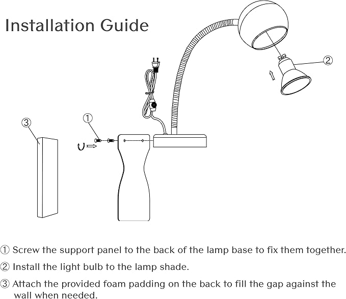 Solfres Patented Innovative Design Headboard Reading Light. No Drilling Book - Image 8