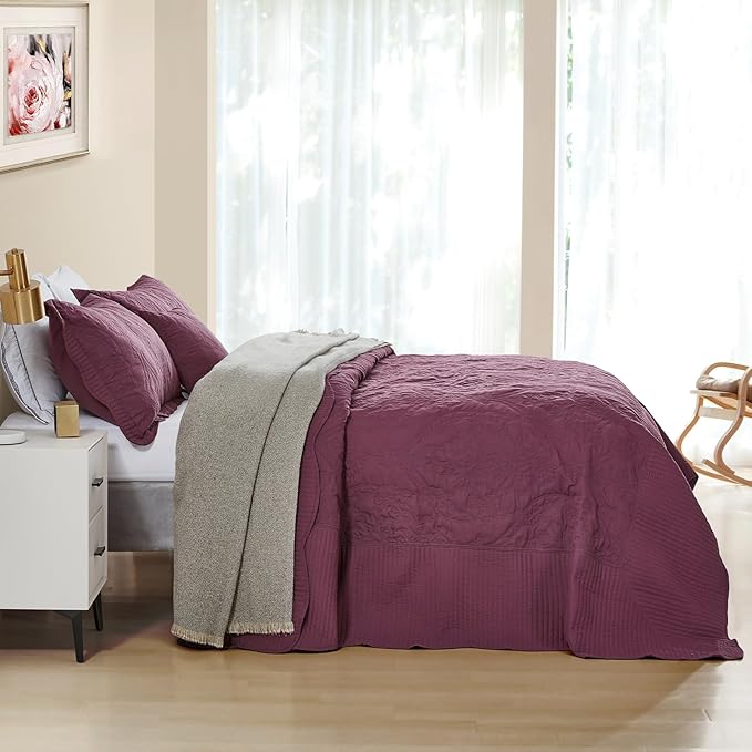 CHIXIN Bedspread Coverlet Set Queen Size - Image 3