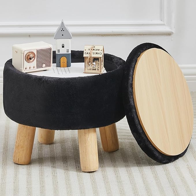 FIMIVIBI Small Foot Stool Ottoman by FIMIVIBI