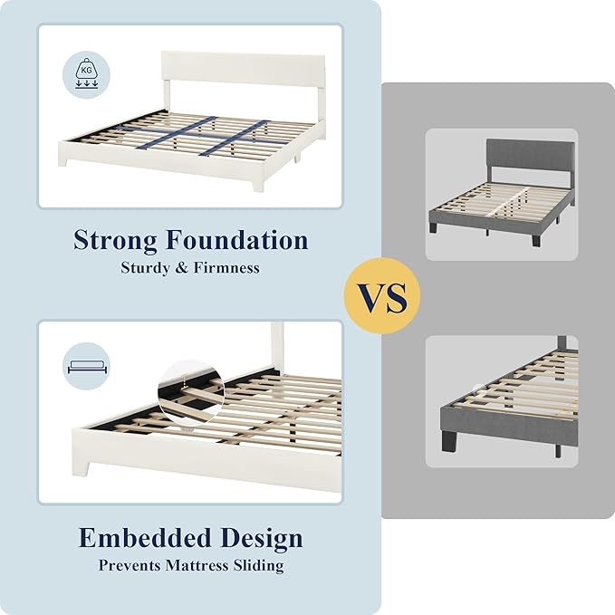 Allewie King Size Bed Frame - Image 6