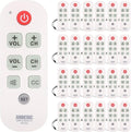 Anderic Easy Big Button Universal TV Remote Control. Easy to Use, Glow Keys by Anderic