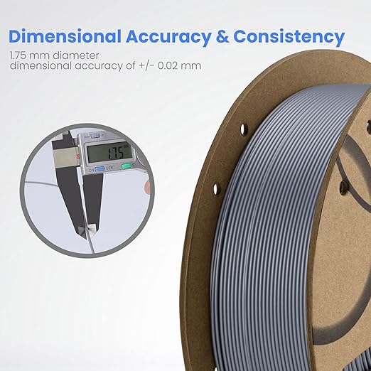 ELEGOO PLA 3D Printer Filament 1.75mm Bundle 4KG, Dimensional Accuracy +/- - Image 3
