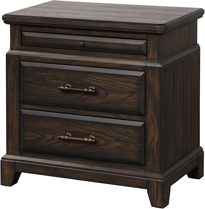 2 Drawer Nightstand Set of 2, Matching Bedside Tables - Image 8