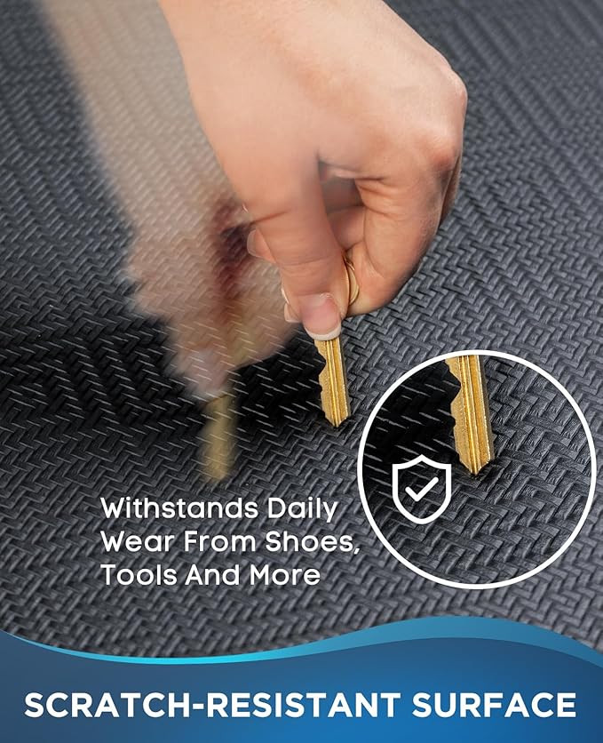 Ophanie Kitchen Mats for Floor, 3/4 Inch Thick Kitchen Rugs, Waterproof - Image 4
