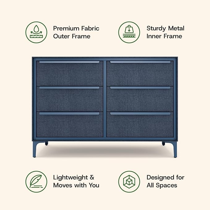 Naima Premium Fabric Dresser - Image 8