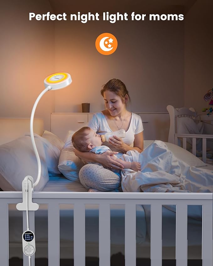 Glocusent Clip on Light, 72 LEDs Clip on Lamp - Image 4