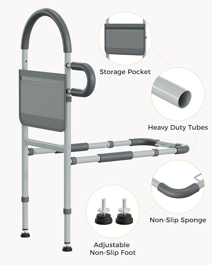 JivaJot Bed Rails for Elderly Adults Safety, Bedrails for Elderly Adults Grab - Image 8