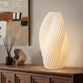 RONDURE 11.9" Modern Ceramic Table Lamp, Fully Dimmable Modern Bedside Lamps by RONDURE