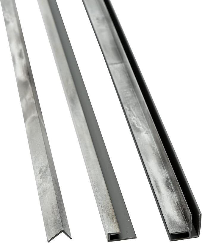 Palisade 78in x 36in x 36in Waterproof Vinyl Corner Shower Surround Kit - Image 8