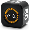 Rotating Productivity Timer 5, 50 Minutes Preset, Desk Cube w/Gravity Sensor by Exlliy