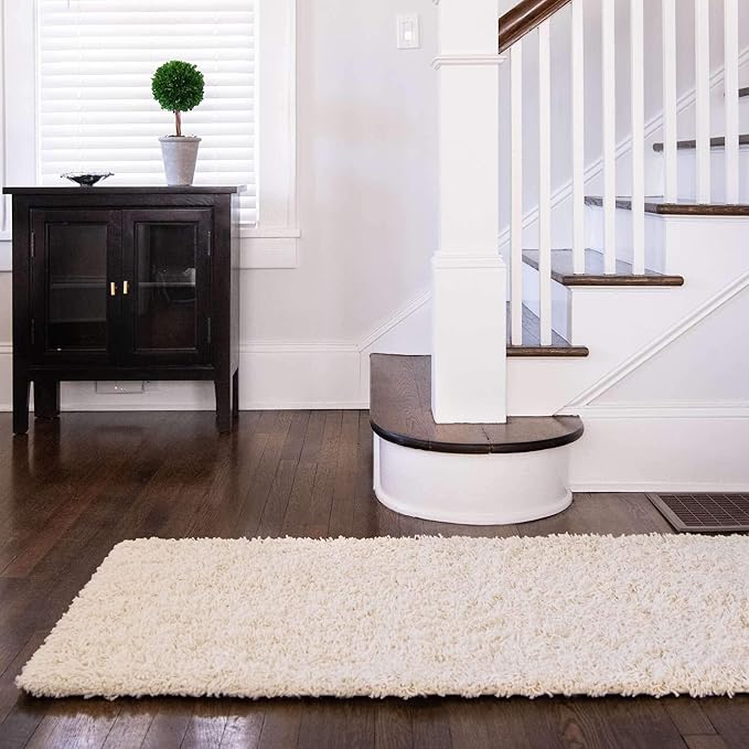 Unique Loom Solid Shag Collection Area Rug - Image 4