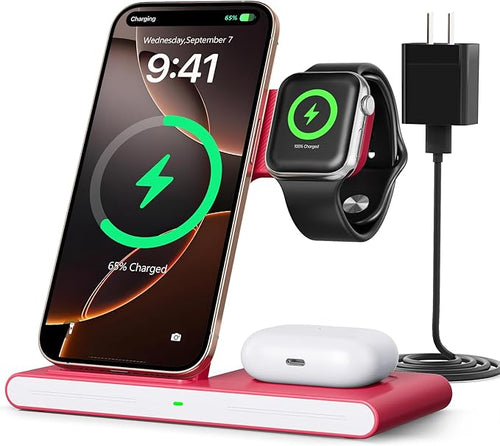 2026 Wireless Charger for Apple and Android Charging Station, 3 in 1 Fast Max by RYND