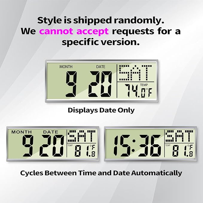 SCAOGE Industrial Wall Clock - Image 3