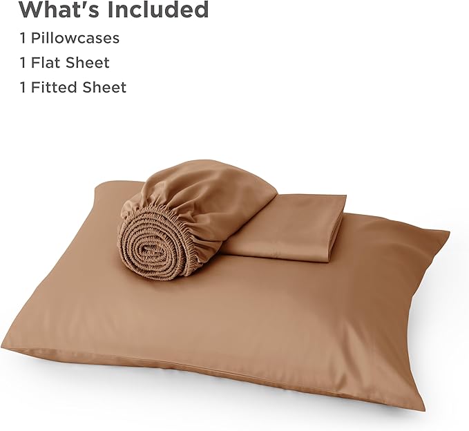 Bedsure Cooling Sheets Twin XL, Rayon Derived from Bamboo, Breathable & Soft - Image 6