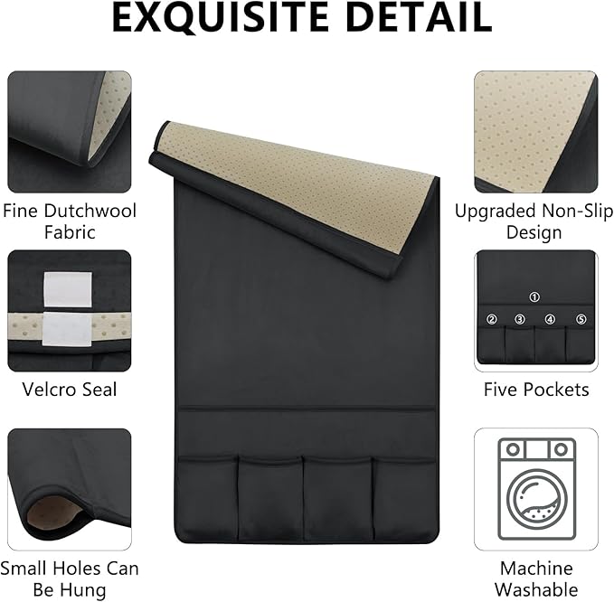 TV Remote Control Holder Couch Caddy, Non-slip Bedside Caddy Organizer - Image 5