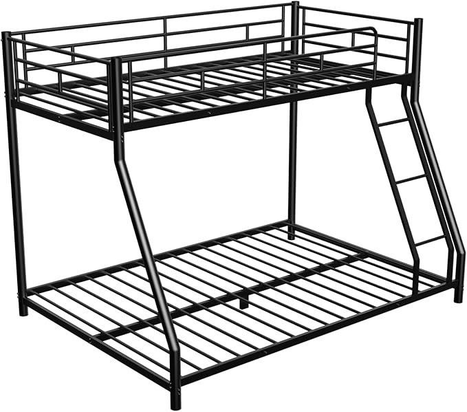 Twin Over Full Bunk Bed for Adults & Kids, Heavy Duty Bunk Beds - Image 8