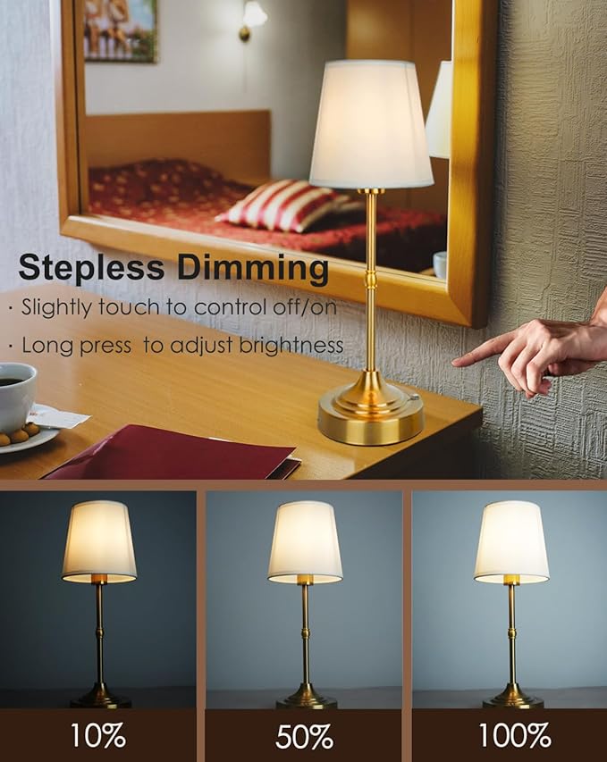 Cordless Table Lamp, Rechargeable Table Lamp - Image 3
