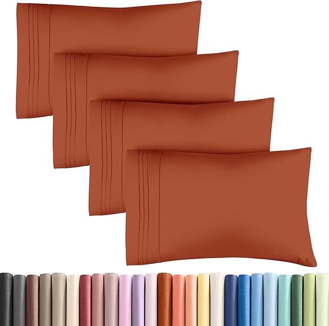 King Pillow Cases Set of 4 by CGKUnlimited