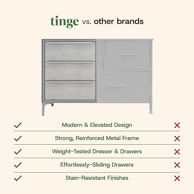 Naima Premium Fabric Dresser - Image 8