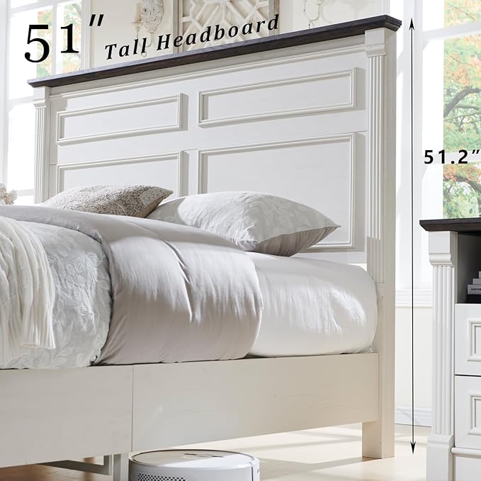 Farmhouse Queen Size Bed Frame - Image 4