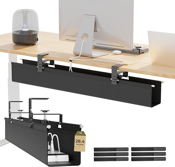 28.4" Under Desk Cable Management Tray, Orapoke Cable Management Under Desk No by Orapoke