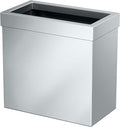 Gatco Modern Rectangle Wastebasket, Chrome by Gatco