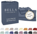 Bella Coterie Luxury Bamboo Viscose Twin Size Sheet Set | 100% Organically by BC