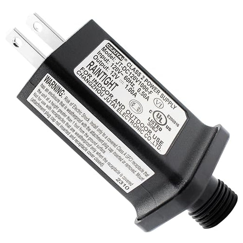 12V 1A Replacement LED Transformer Model JT-DC120V1000-F Class 2 Power Supply by Airoads