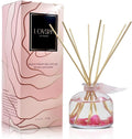 LOVSPA Reed Diffuser Set, Moroccan Rose Scented Oil Diffuser by LOVSPA