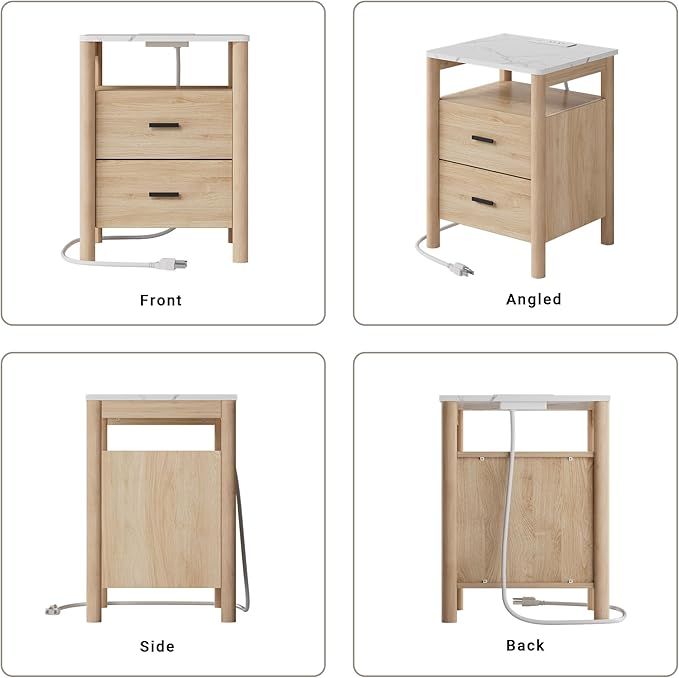 FavourLife Night Stand Set 2, Nightstand - Image 7