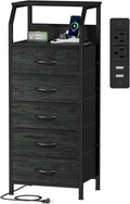 Furnulem 5 Drawers Dresser by Furnulem