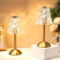Liliful 1 Pcs Cordless Table Lamp Rechargeable Touch LED Small Gold Portable by Liliful