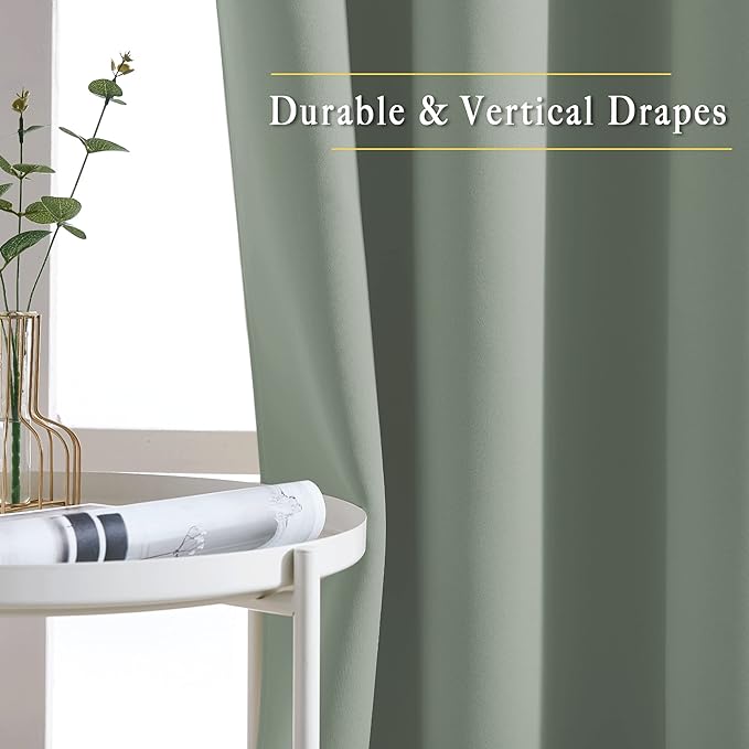 NICETOWN Light Reducing Grommet Curtains - Image 5
