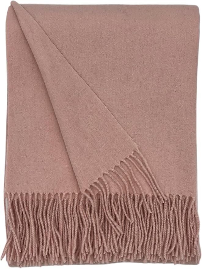 Alashan Cashmere Blend Ripple Finish Woven Throw by Alashan