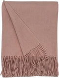 Alashan Cashmere Blend Ripple Finish Woven Throw by Alashan
