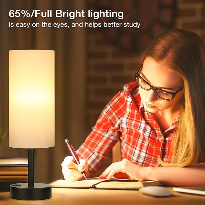 Bedside Touch Table Lamps for Bedroom Nightstand - Image 5