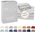 Bella Coterie Luxury Bamboo Viscose Split King Size Sheet Set | 2 Fitted Sheets by BC