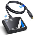 NEWCARE Optical Audio Splitter 1 in 3 Out, SPDIF Toslink Digital Optical Audio by NEWCARE