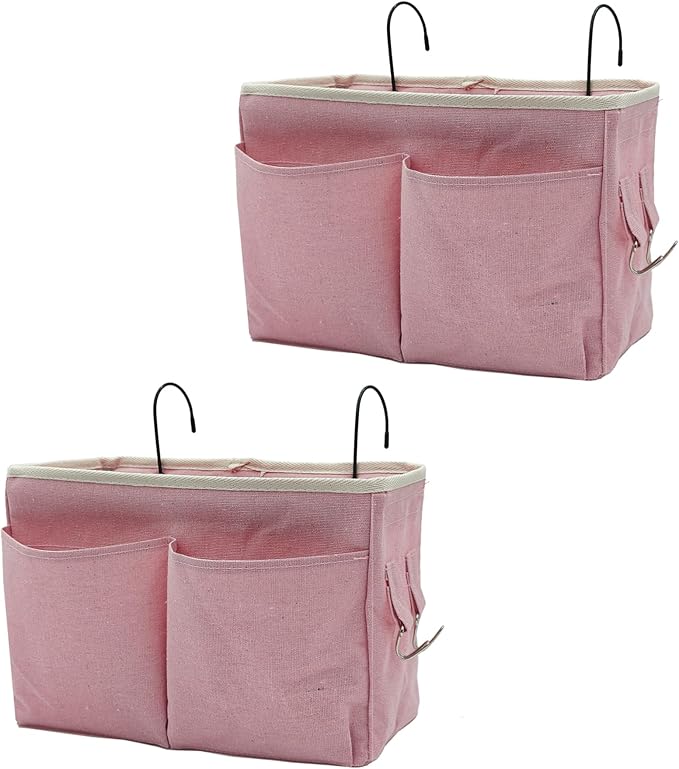 Someteth 2-Pack Bedside Caddy Bedside Hanging Storage Basket Multi-Function by Someteth