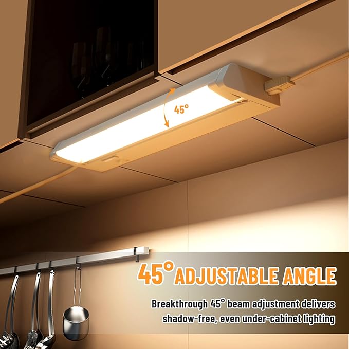 Snyloe 4 Pack 12" Under Cabinet Lighting - Image 3