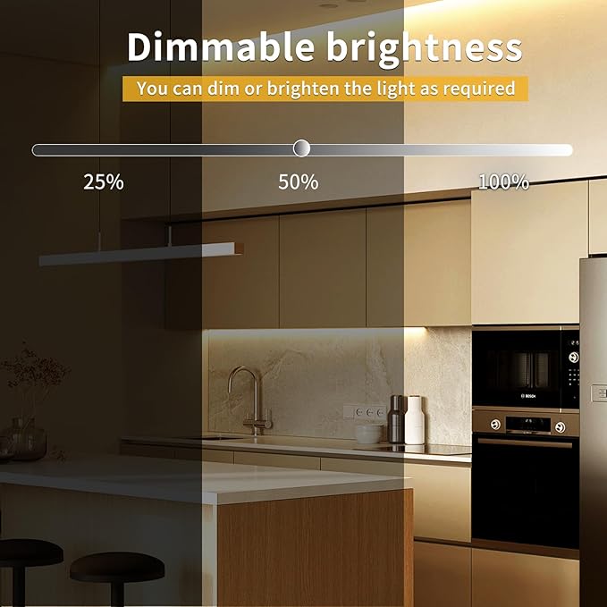 32.8ft COB LED Strip Lights 3000K Warm White Dimmable DC 24V Flexible LED Tape - Image 5