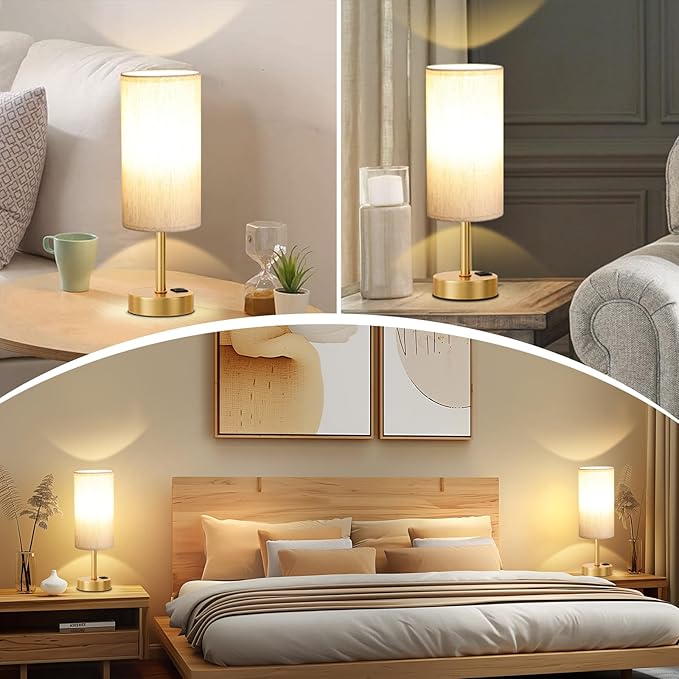 Dicoool Elegant Gold Touch Table Lamp, Modern Wedding Gift - Image 7