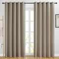 NICETOWN Room Darkening Taupe Curtains & Drapes by NICETOWN