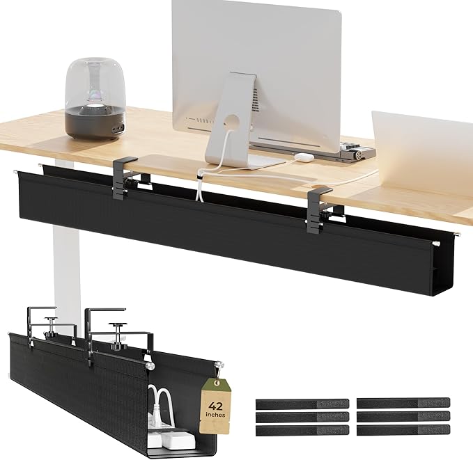 42" Under Desk Cable Management Tray, Orapoke Cable Management Under Desk No by Orapoke