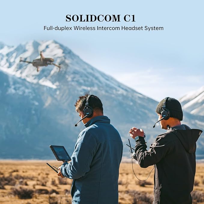 Hollyland Solidcom C1 Wireless Headset Intercom System 6-Person Full Duplex - Image 2