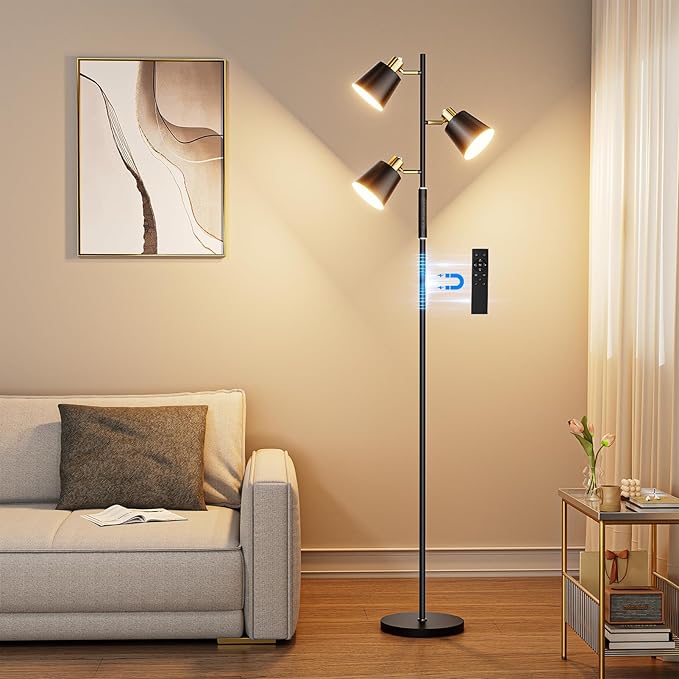 LED Tree Floor Lamp, 2500LM Super Bright Standing Lamp by Jeagop